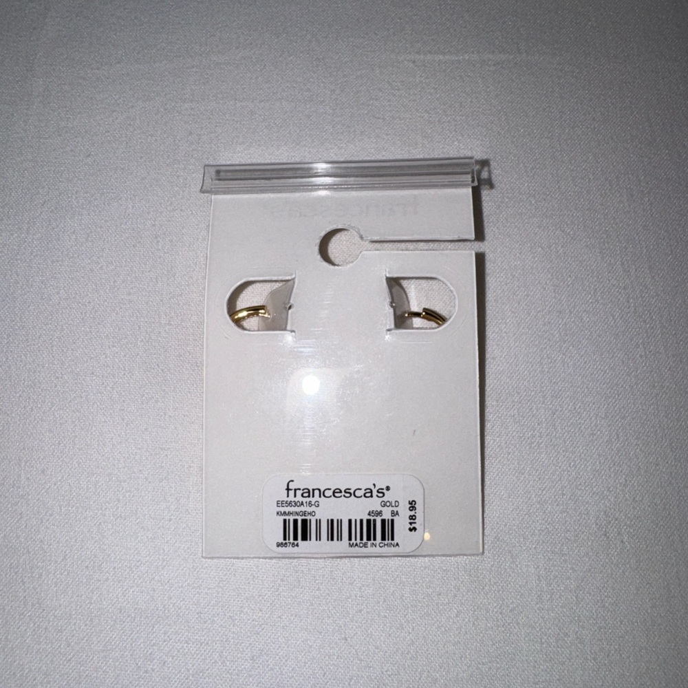Francesca's Collections 14K Gold Dipped Earrings - Picture 3 of 6
